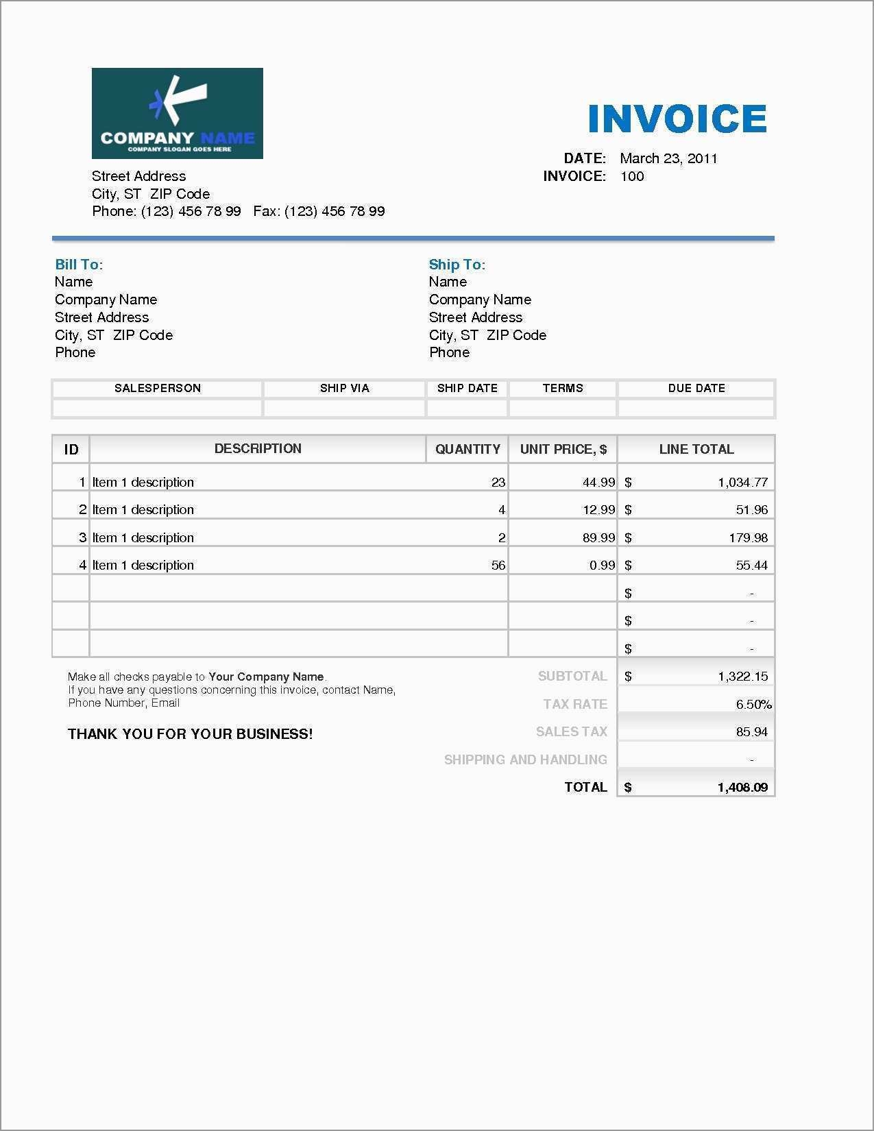 22 Printable Roof Repair Invoice Template For Free For Roof Repair 