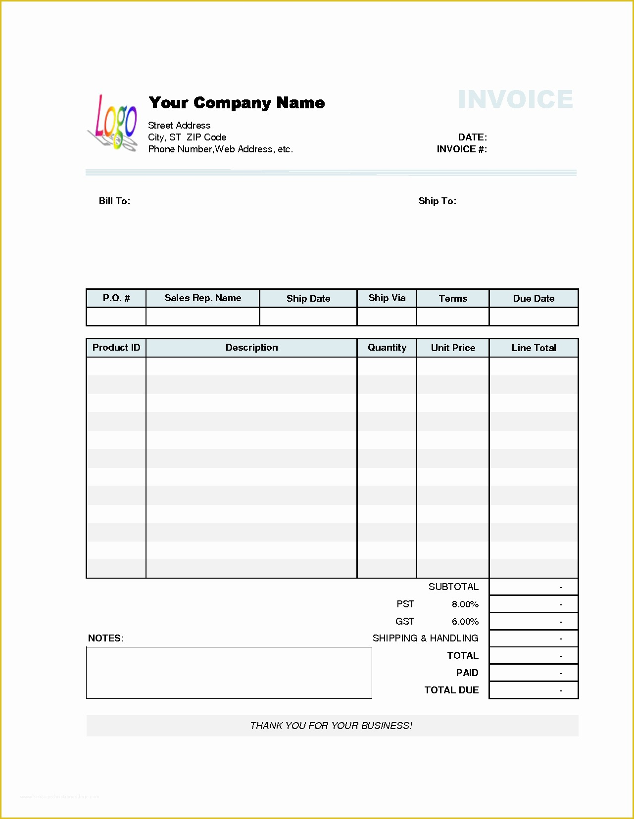 50 Free Trucking Invoices Templates Heritagechristiancollege