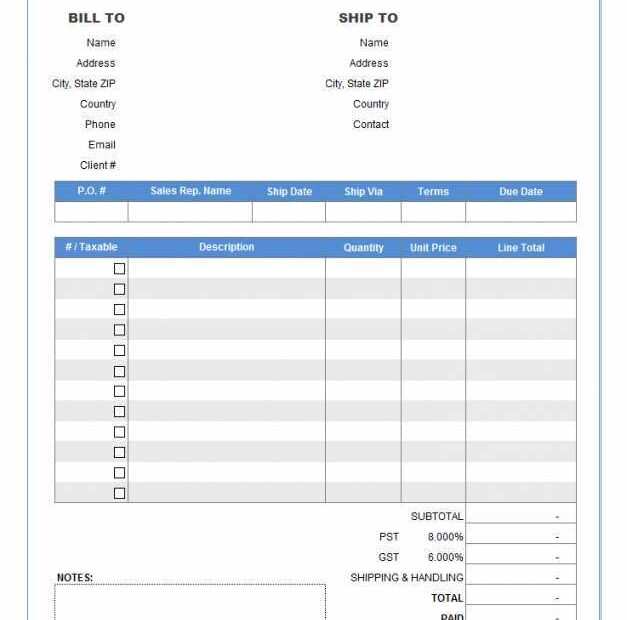 65 Free Printable Tax Invoice Bootstrap Template In Word By Tax Invoice
