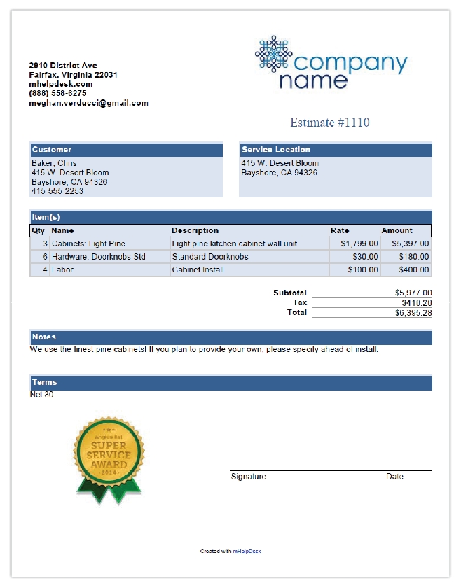 65 Printable Electrical Repair Invoice Template PSD File With 