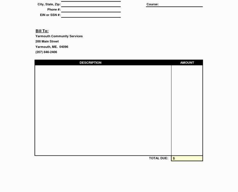67 Free Printable Blank Service Invoice Template Pdf Templates For