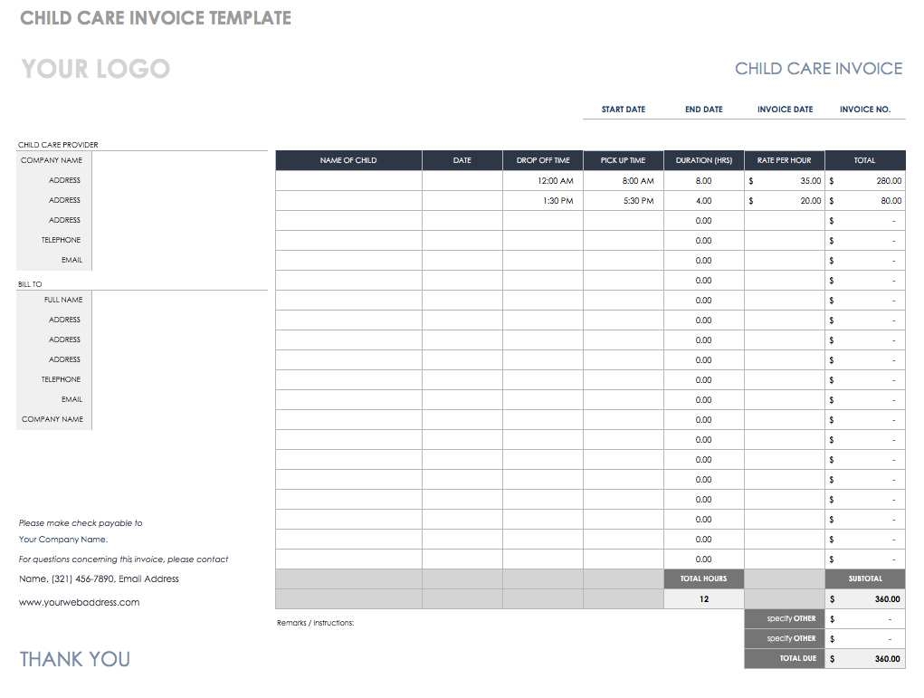 67 Printable Hourly Invoice Template Excel With Stunning Design By 