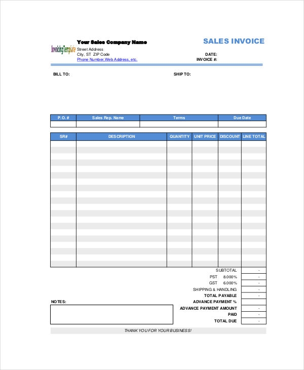 7 Payment Invoice Examples To Download