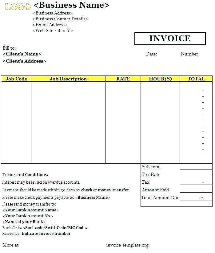 72 Free Printable Independent Contractor Invoice Template Nz Formating 