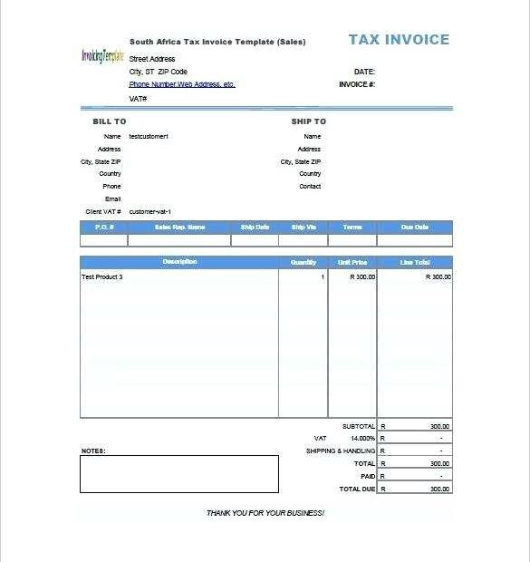84 Free Printable Tax Invoice Template Pdf Australia With Stunning
