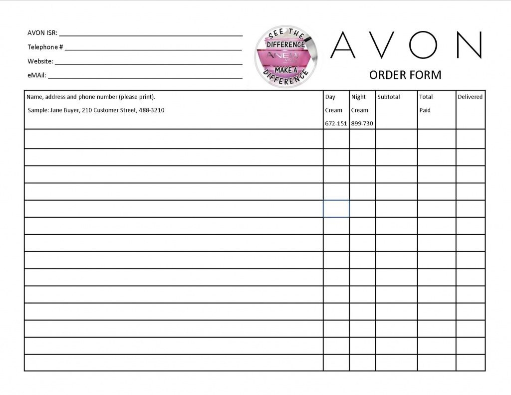 Avon Flyers Charts Avon Beauty Free Printable Avon Flyers Free 