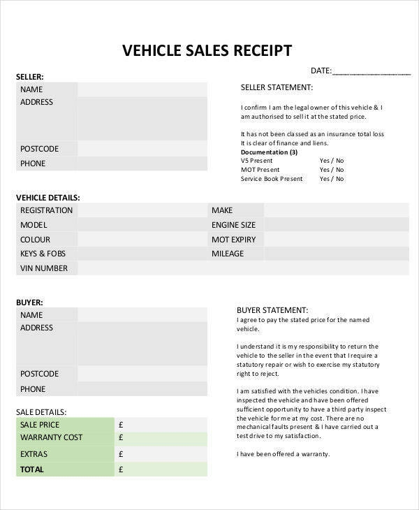 Car Sales Invoice Template Free Download Navigatecenter
