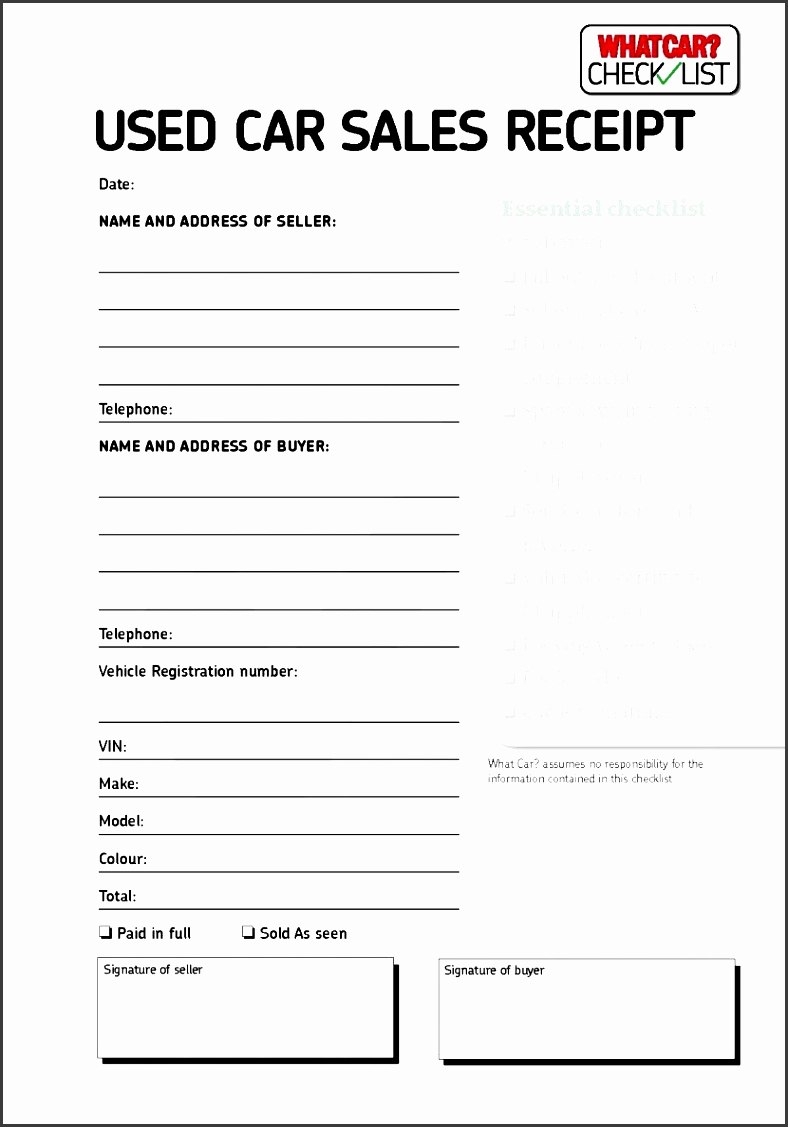Car Sales Invoice Template Template Wfacca For Car Sales Invoice 