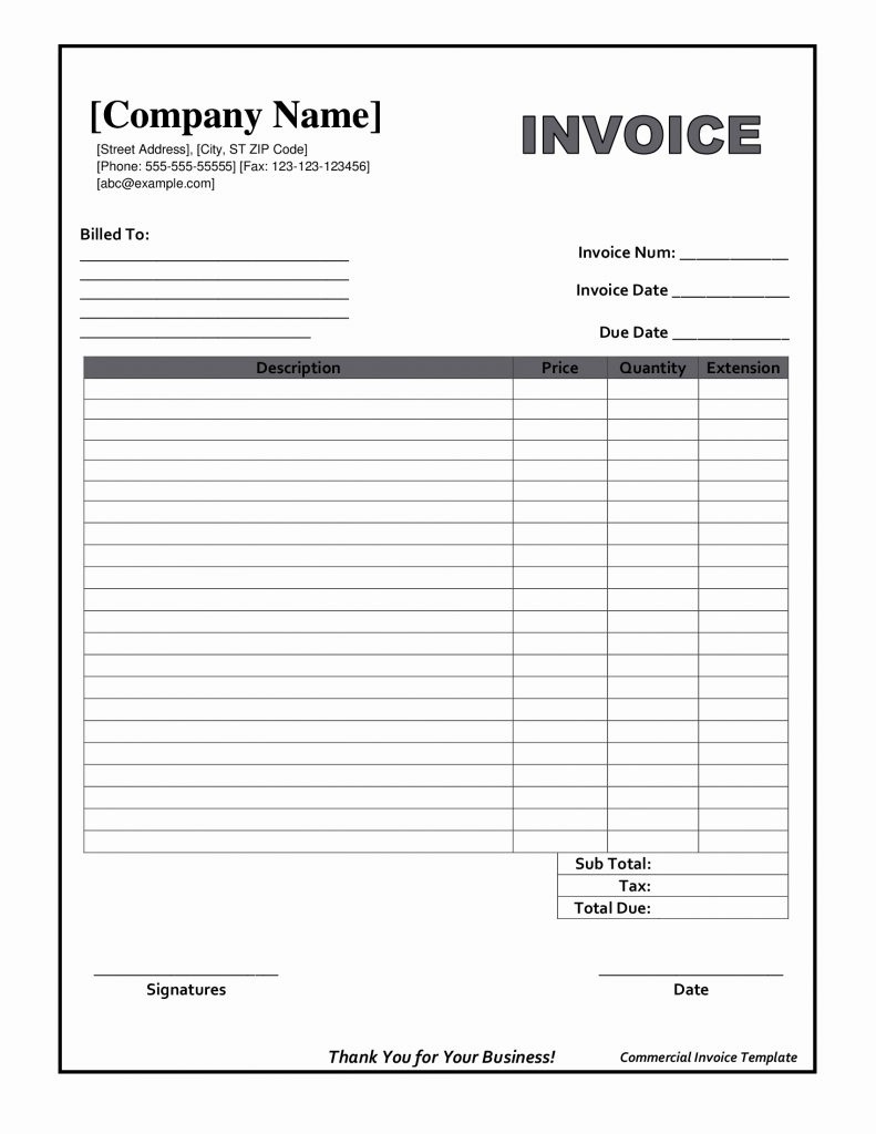 Copy Of A Blank Invoice Invoice Template Free 2016 Copy Of Blank Free 