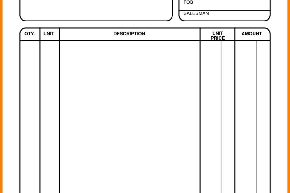 Copy Of A Blank Invoice Invoice Template Free 2016 Copy Of Blank Free
