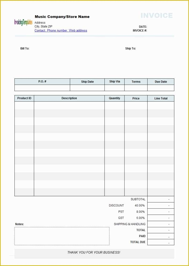 Fillable Pdf Invoice Editable Printable Invoice Template Conceptsfity