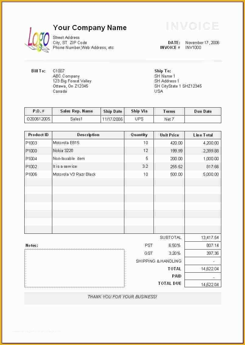 Free Bill Invoice Template Printable Of Billing Invoice Templates 
