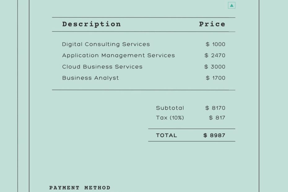 Free Custom Printable Consulting Invoice Templates Canva 47 OFF