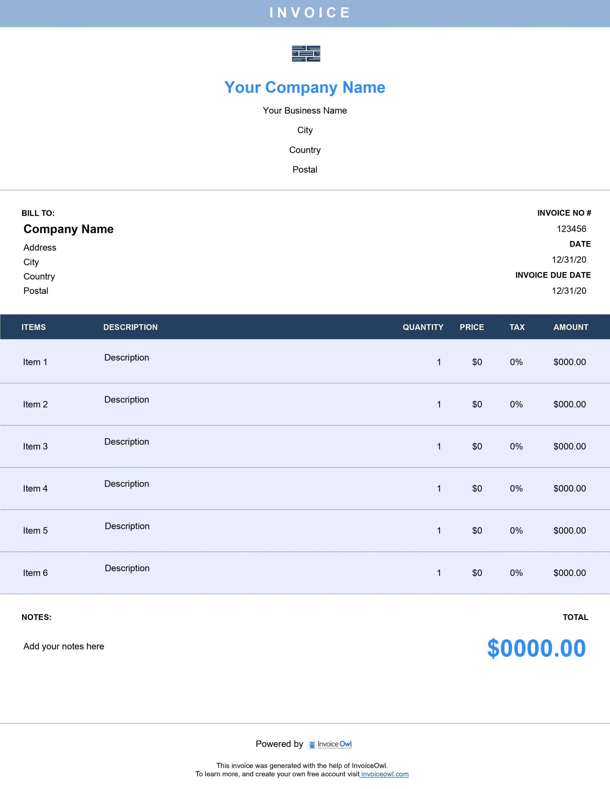 Free Flooring Invoice Template Create Download Instantly