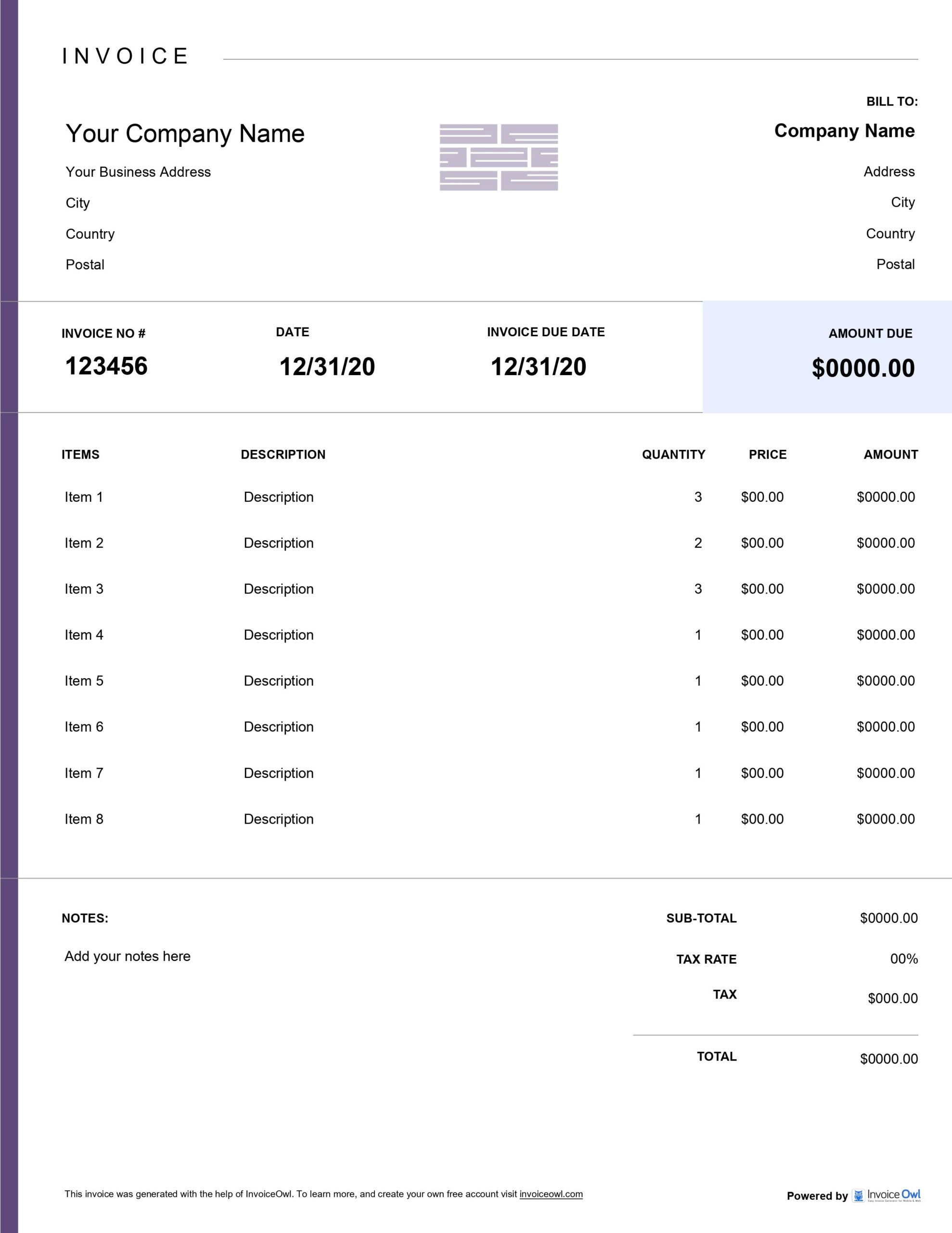 Free Flooring Invoice Template Create Download Instantly
