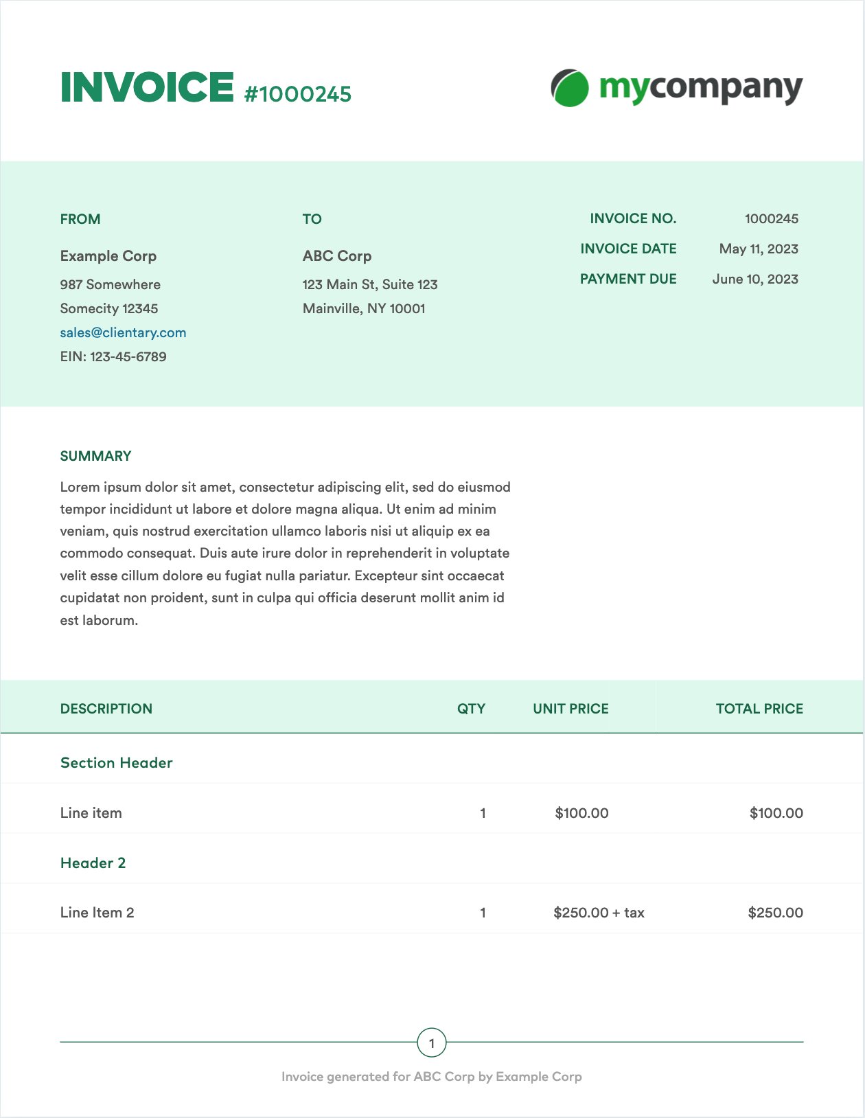 Free Html5 Printable Invoice Download Free Html5 Printable Invoice Png 