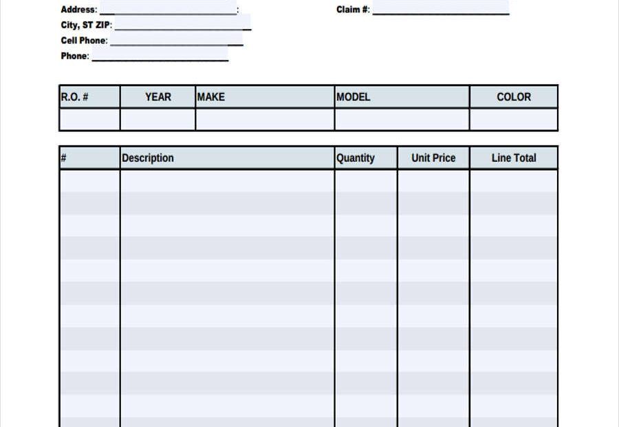 Free Invoice Forms Printable Printable Forms Free Online