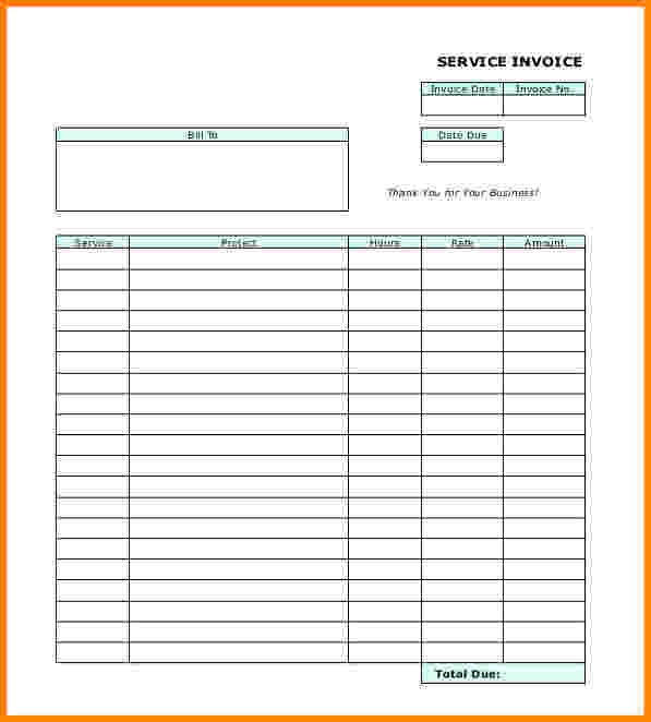 Free Printable Contractor Invoice Form Printable Forms Free Online