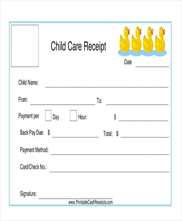 Free Printable Daycare Invoice Template Bilarasa