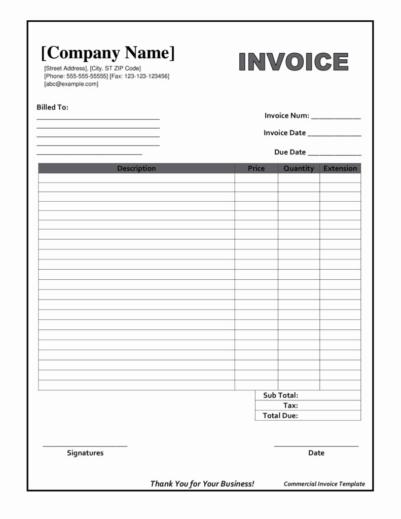 Free Printable Invoice Forms Free Printable Free Printable Invoice Forms Free Printable