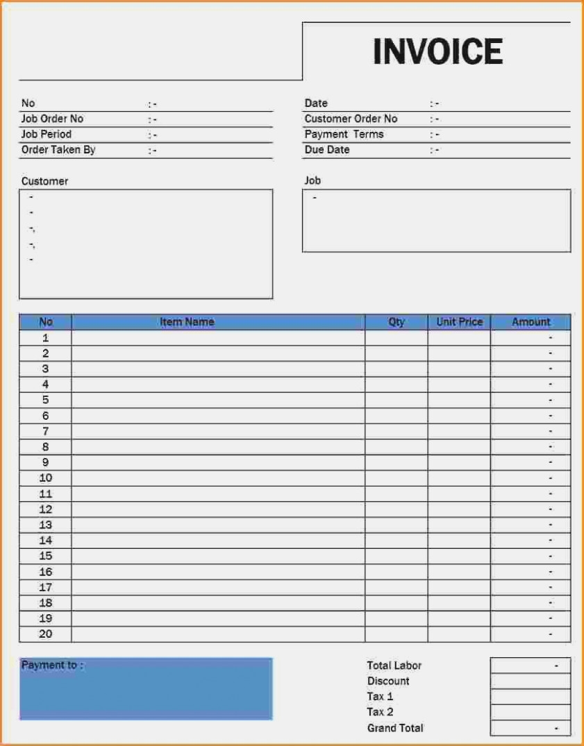 Free Printable Invoice Generator Shop Fresh