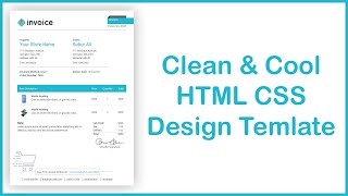 Free Printable Invoice Html Template Download Free Printable Invoice 
