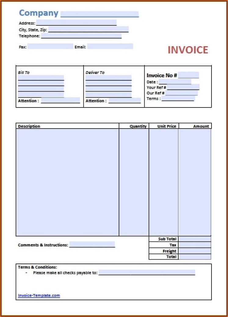 Free Printable Invoice Receipt Template Template 2 Resume Examples 