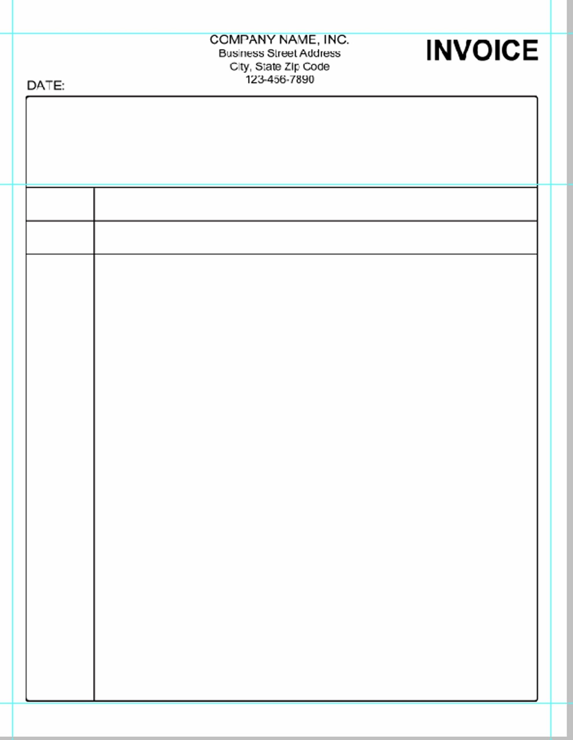 Free Printable Invoice Template Microsoft Word Sarseh