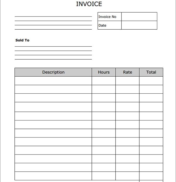 Free Printable Invoice Template Uk All You Need To Start Printing Your