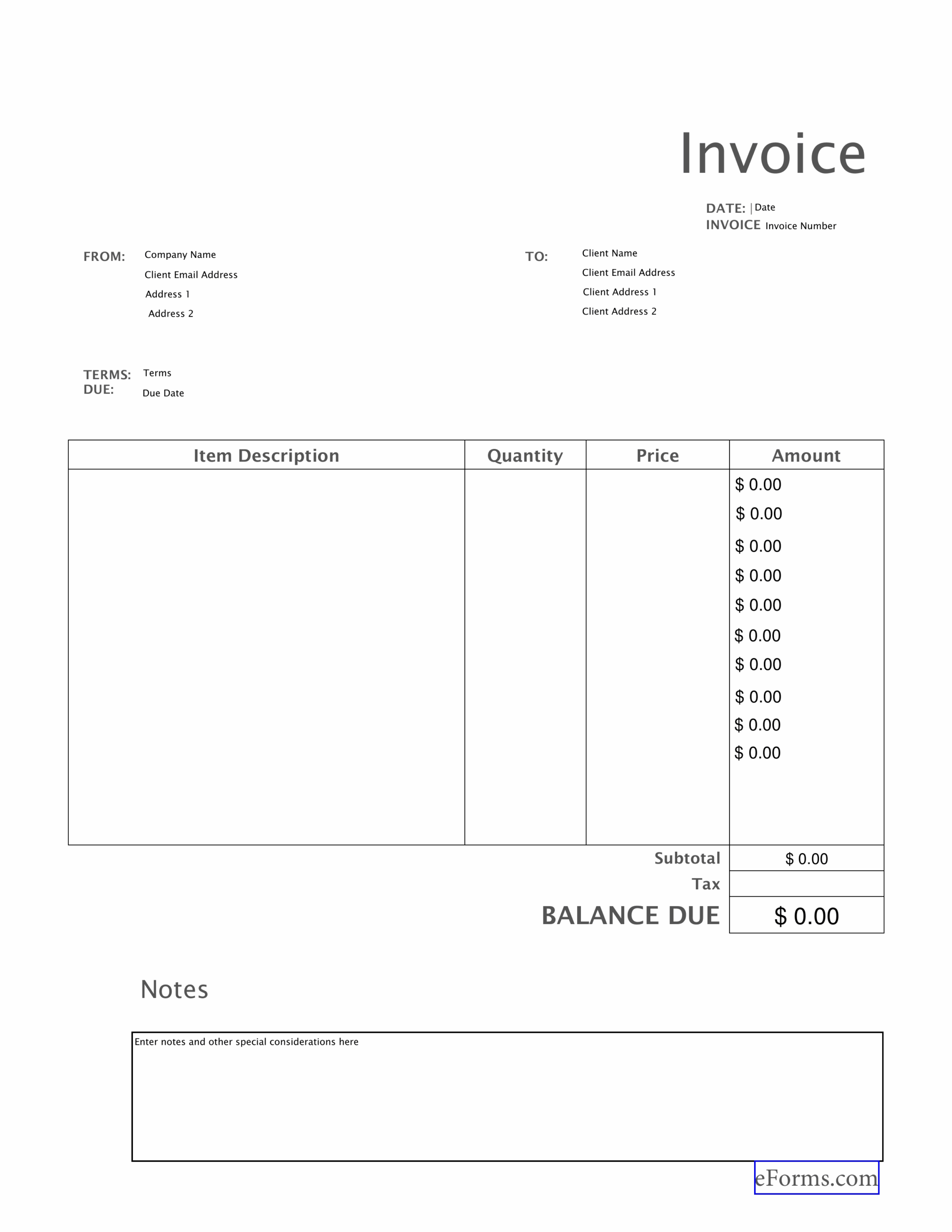 Free Printable Invoice Templates For Bill Format In Excel Latest News
