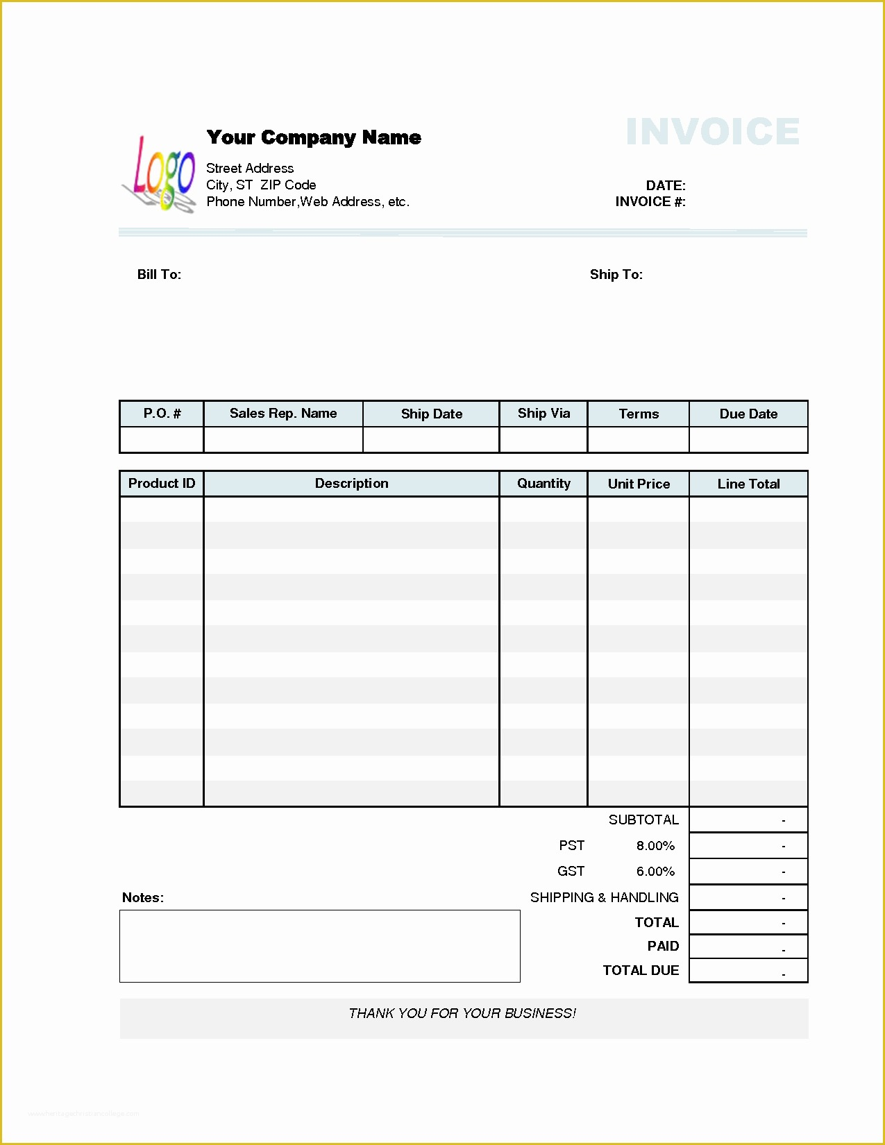 Free Printable Invoice Templates Of Best S Of Fill In And Print 