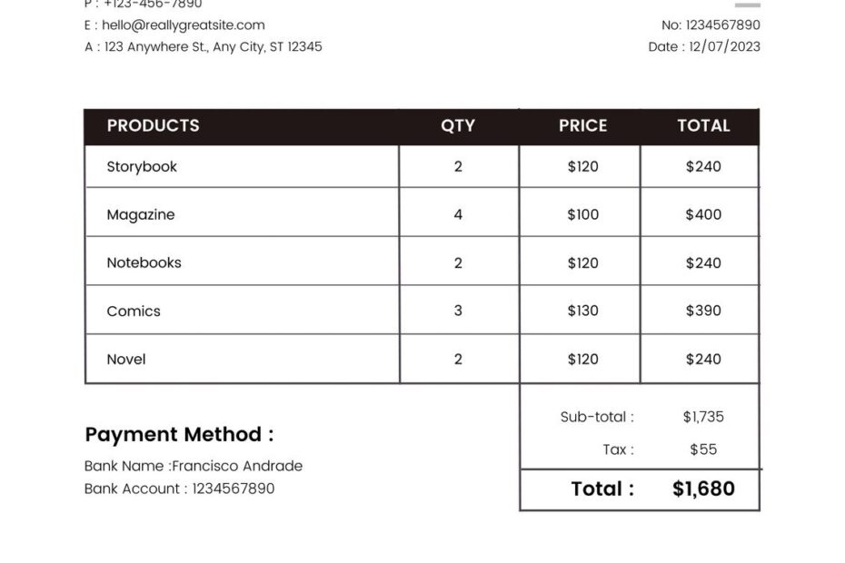 Free Printable Professional Invoice Templates To 42 OFF