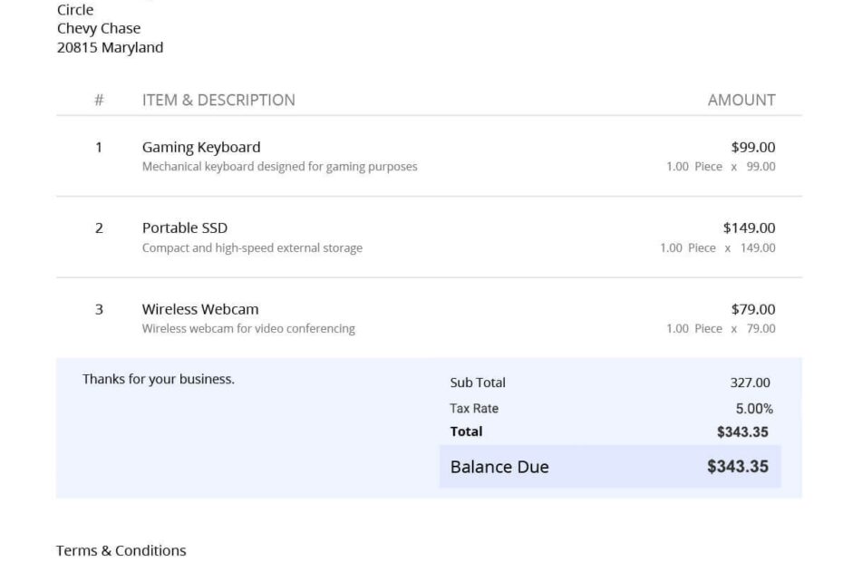 Free Printable Professional Invoice Templates To 50 OFF