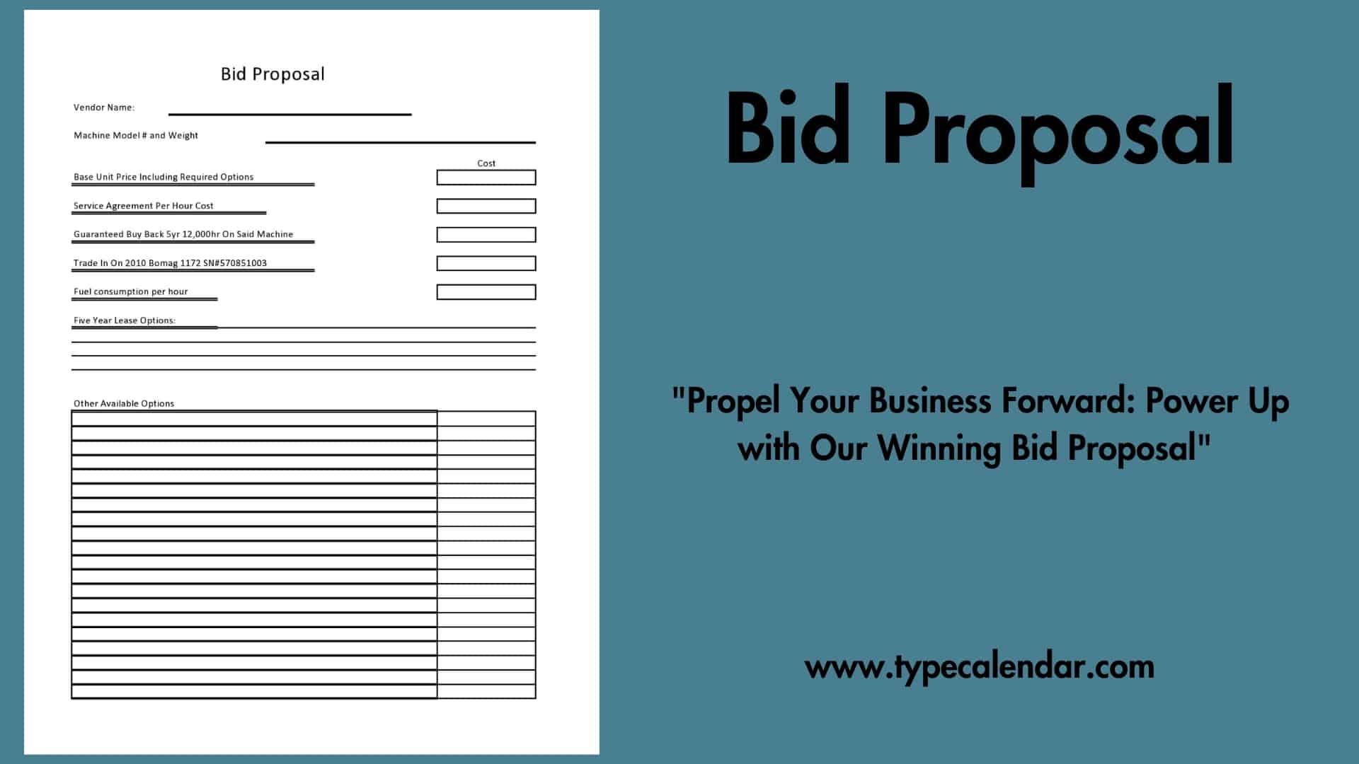 Free Printable Request For Proposal Templates Word PDF 58 OFF