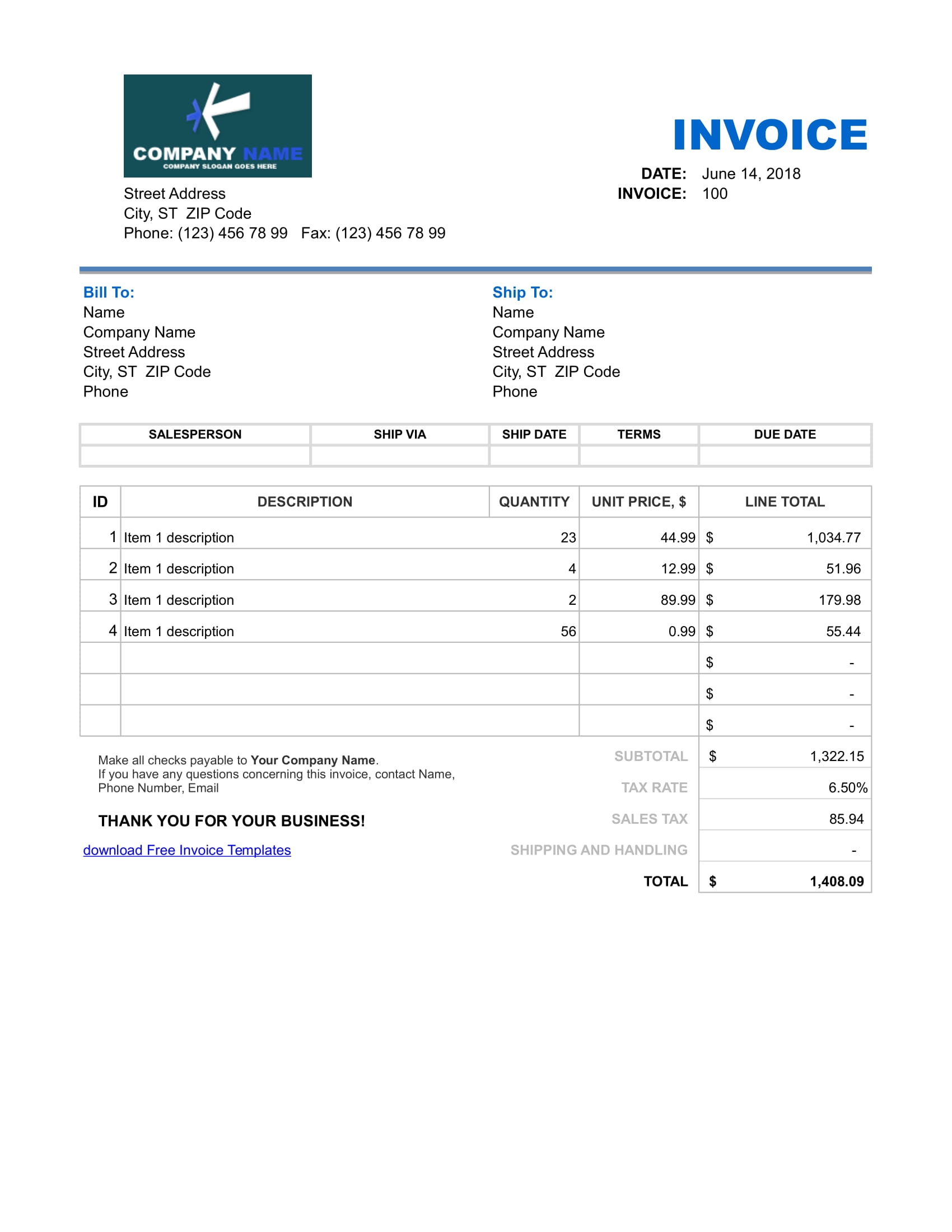 Free Printable Sales Invoice Download Free Printable Sales Invoice Png 