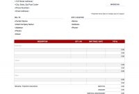  Free Printable Simple Invoice Template Templateral Inside Free Bill 