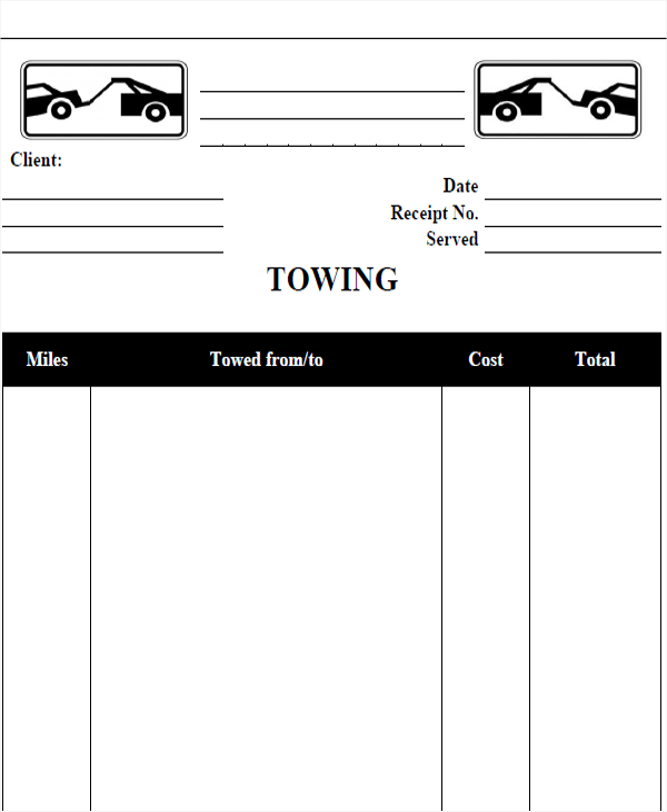Free Printable Tow Invoice Template Printable New Year Banners