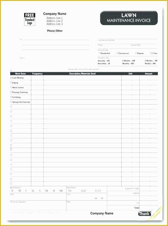 Free Printable Work Order Invoice