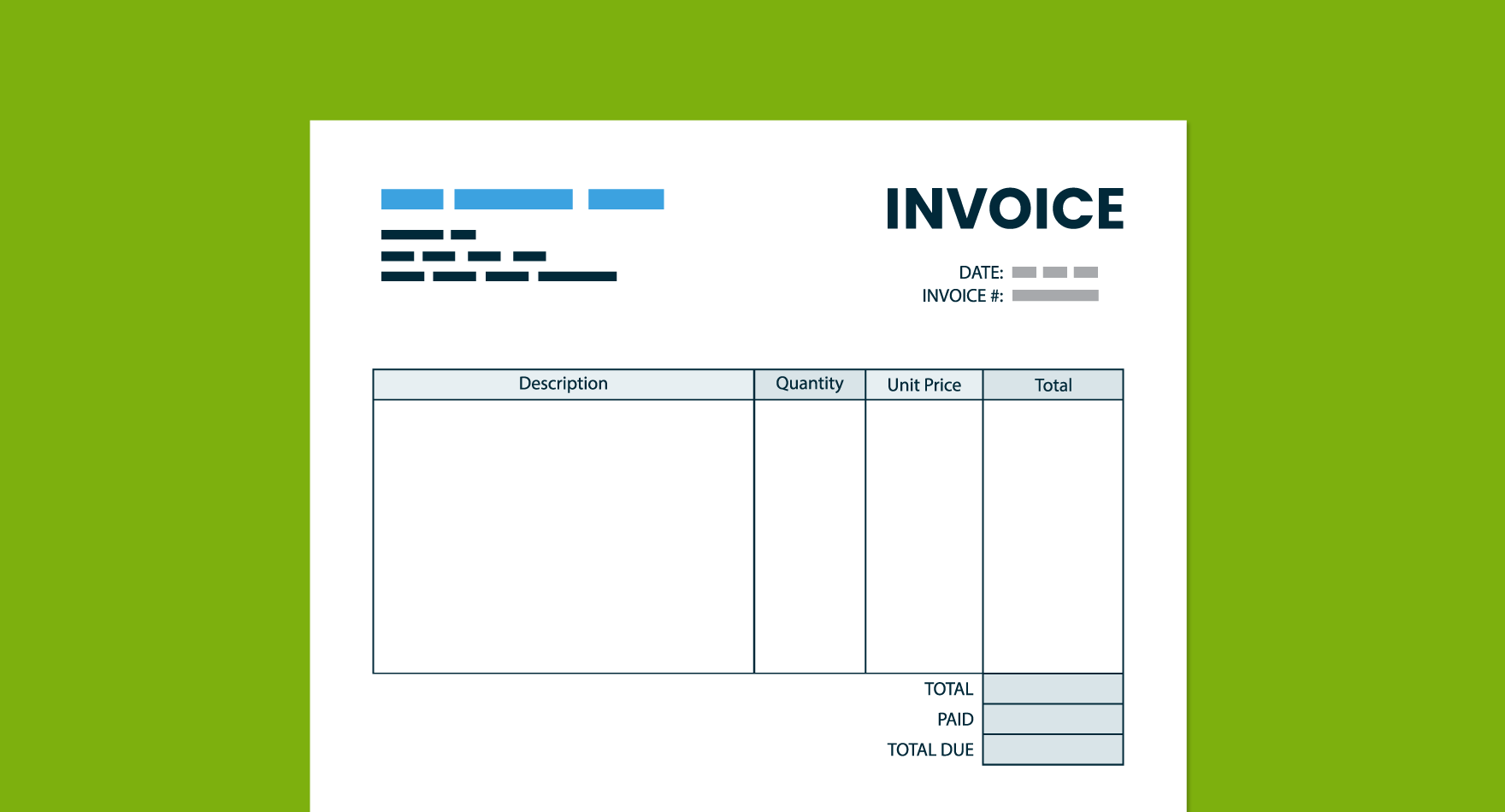 Free QuickBooks Invoice Template LetterHUB