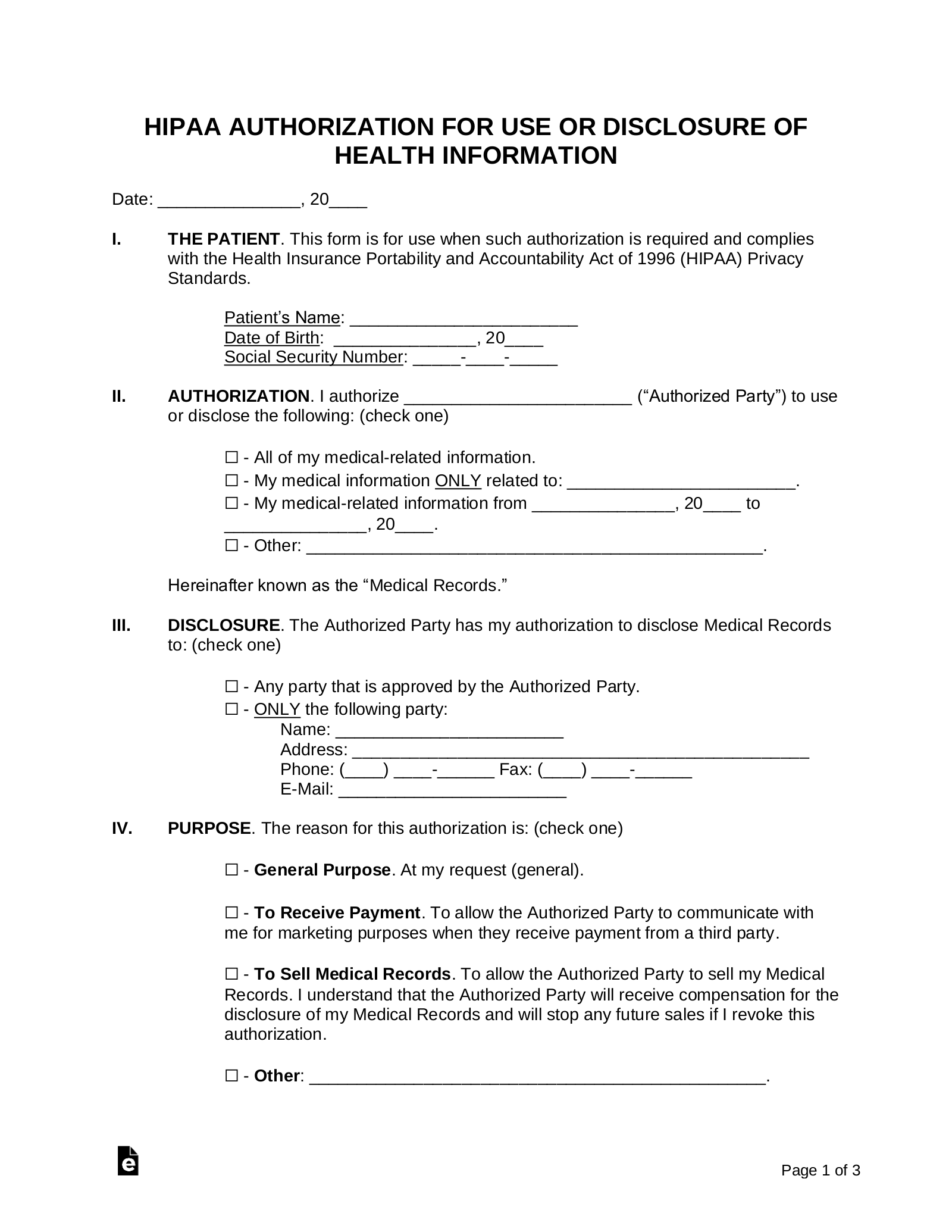 Free Veterans Affairs Request For And Authorization To Release Medical 