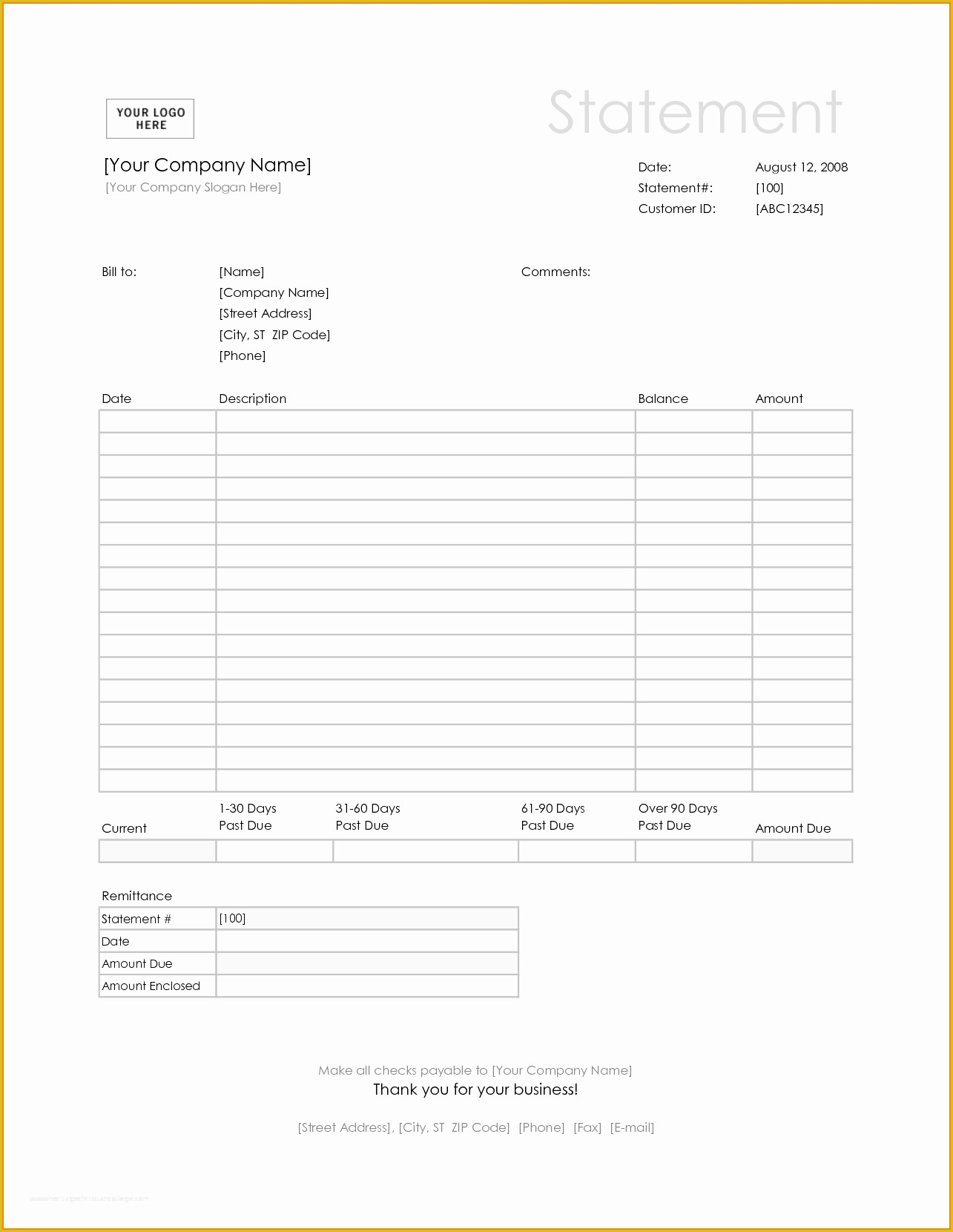 Invoice Statement Form My XXX Hot Girl