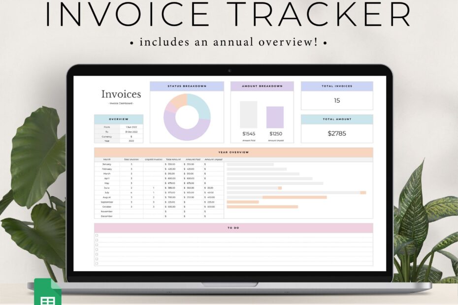 Invoice Tracker Spreadsheet Invoice Tracker Google Sheets Small