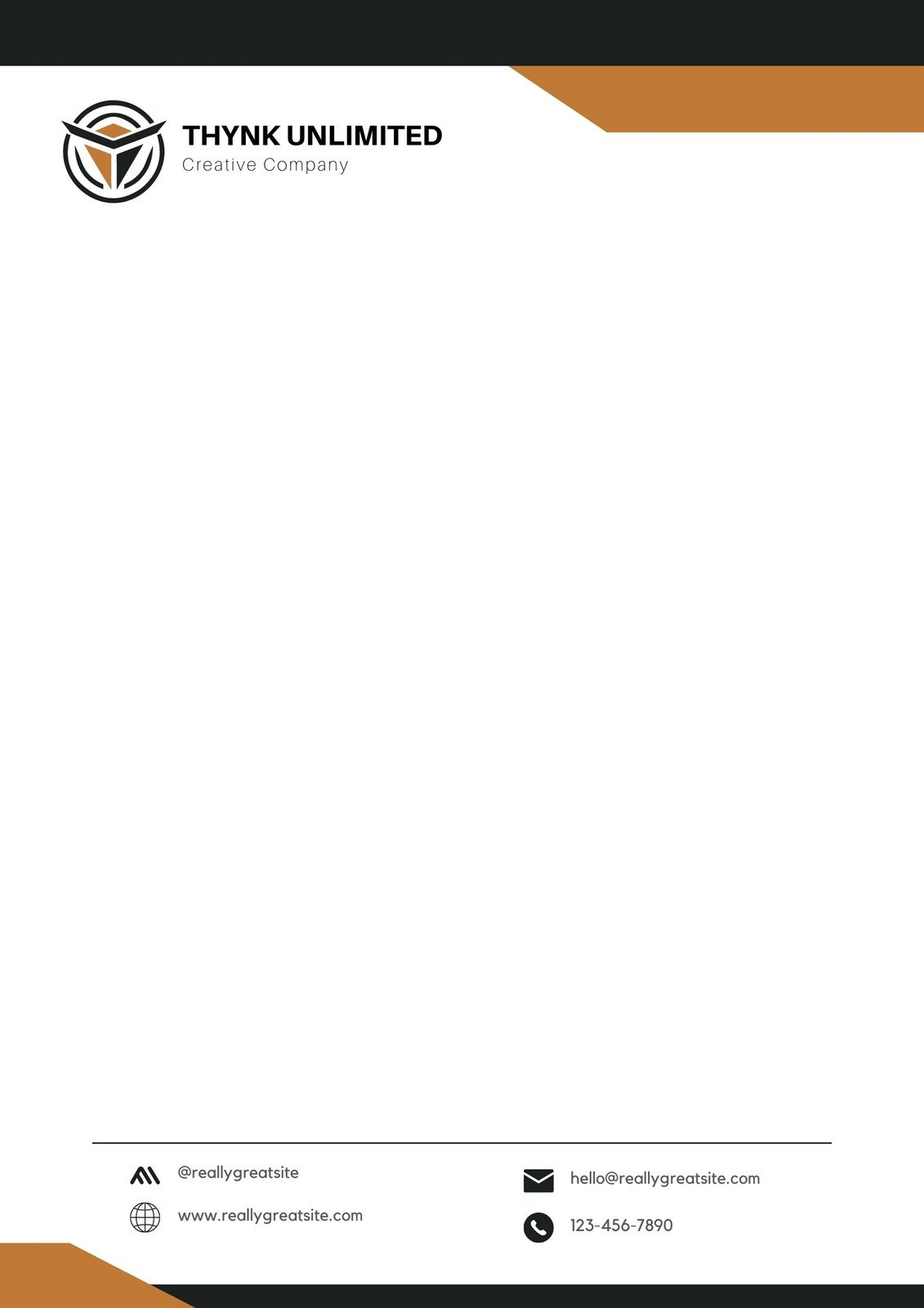 Letterhead Template Free Sample Template Samples