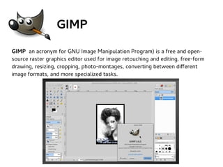 Multimedia Free Softwaare PPT