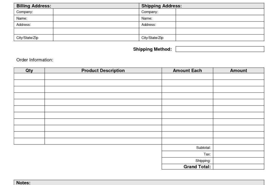 Pdf Printable Fillable Invoice Template Invoice Template Templates Images