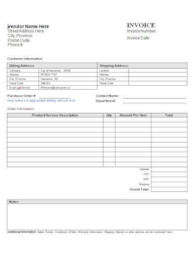 Pdf Self Employed Printable Invoice Template Felikengineering