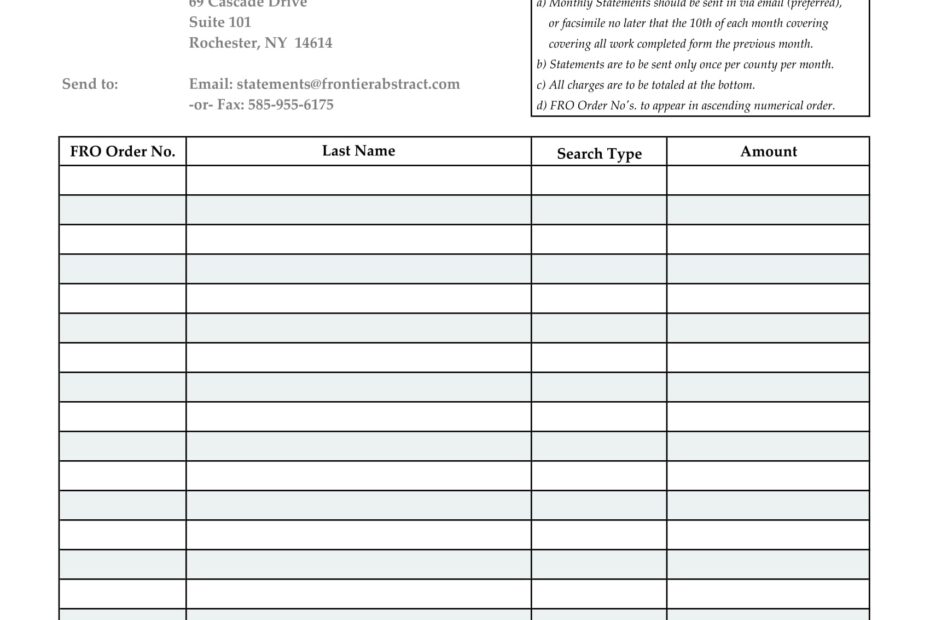 Printable Billing Invoice Form Printable Forms Free Online