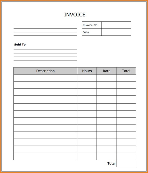 Printable Blank Invoice Template Template 2 Resume Examples l6YNwDMV3z