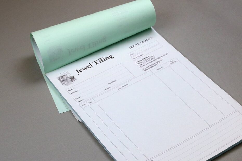 Printable Invoice Book Jokerbu