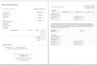 Printable Invoices Templates Free Invoice Template Microsoft Pertaining 